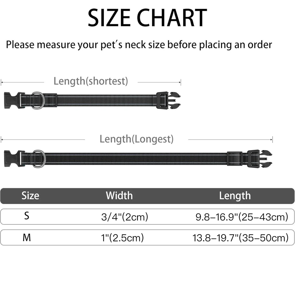 SafeTrack Reflective AirTag Dog Collar