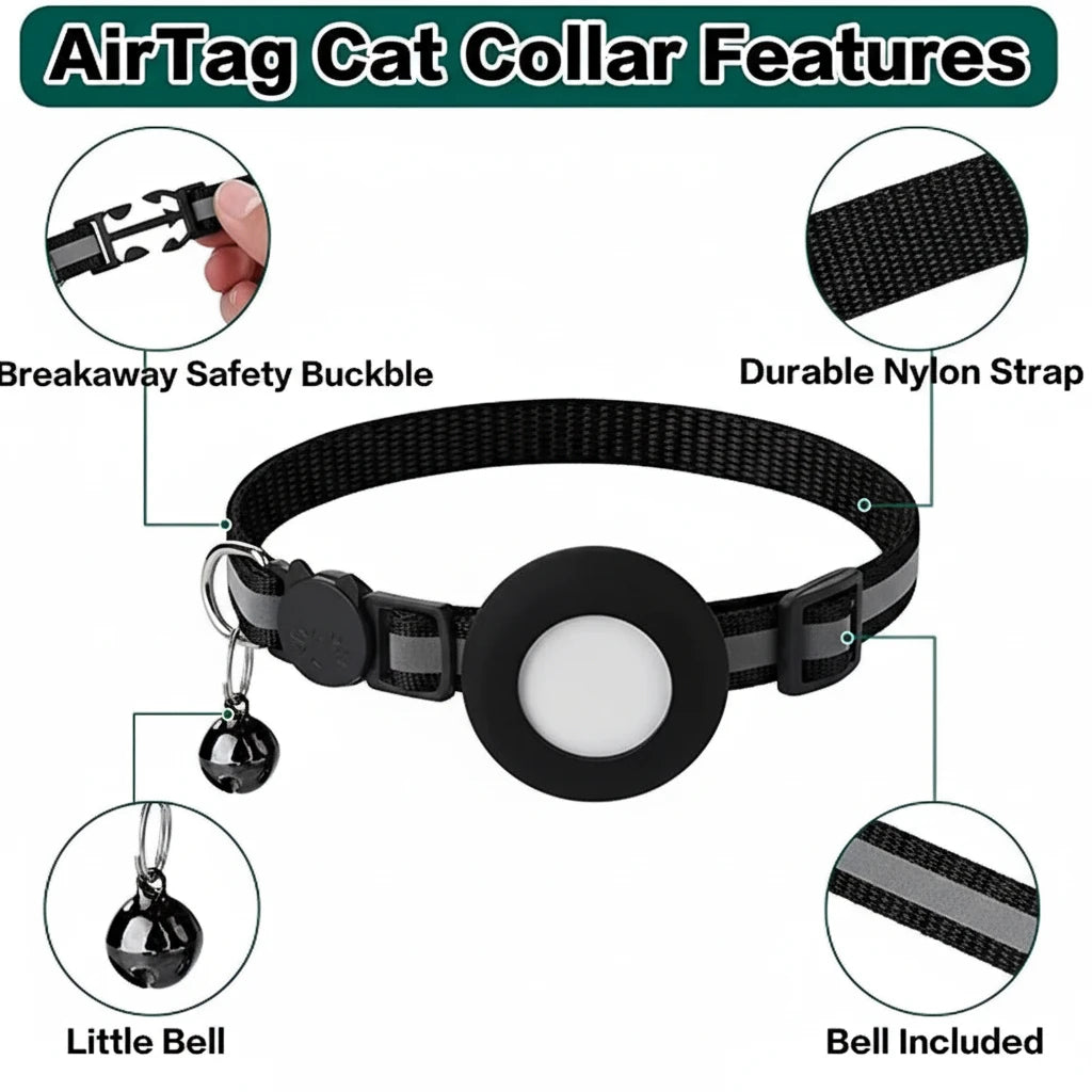 SafeTrack Lightweight Reflective Cat Collar