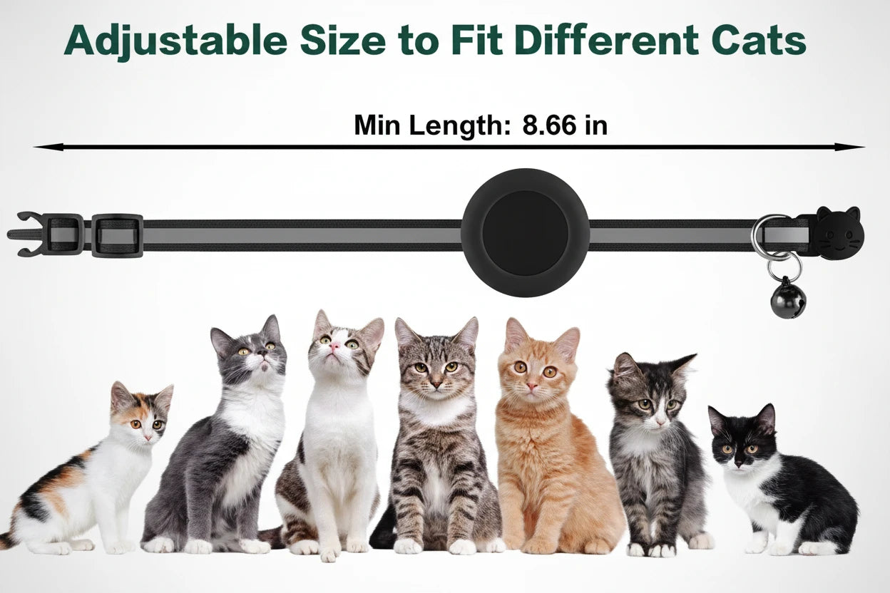 SafeTrack Lightweight Reflective Cat Collar